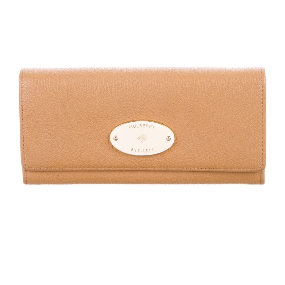 Mulberry Continental Pebbled Leather Wallet